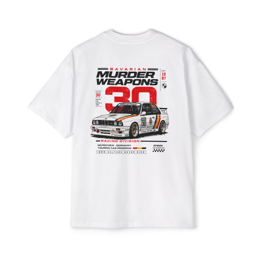 BMW Racing Division Tee — Vintage E30 Motorsport Car Graphic Shirt
