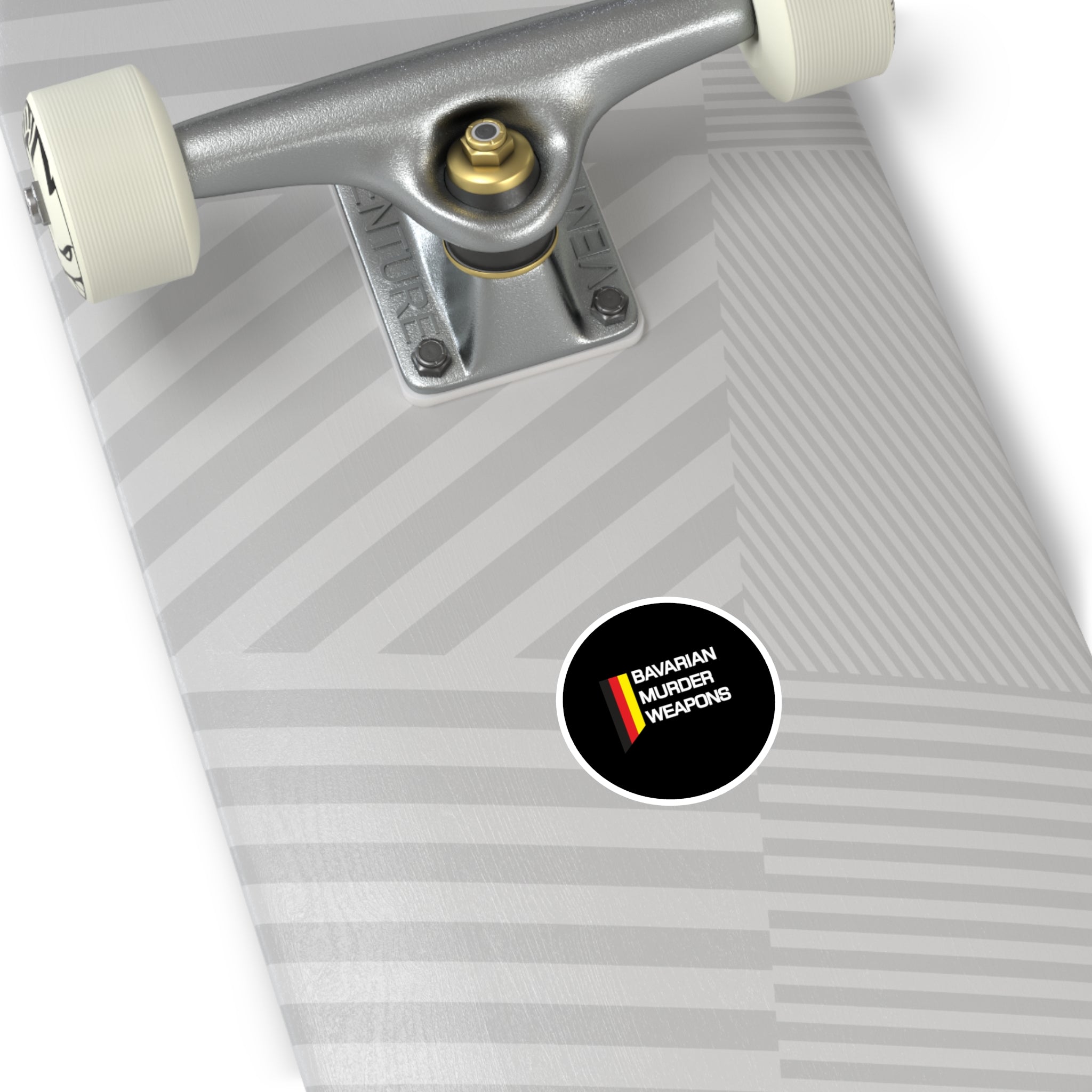 Round Sticker — Logo (Indoor/Outdoor)