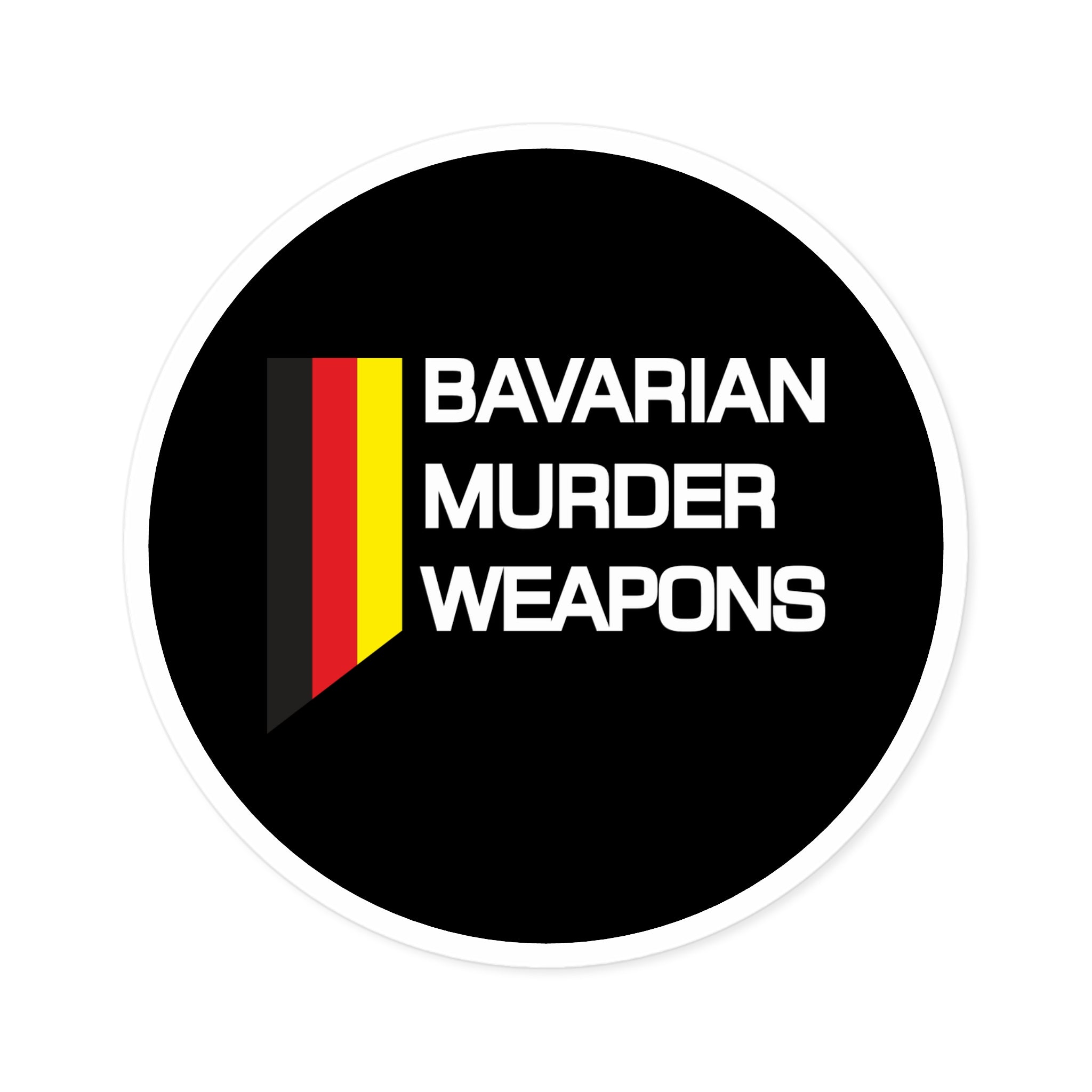 Round Sticker — Logo (Indoor/Outdoor)