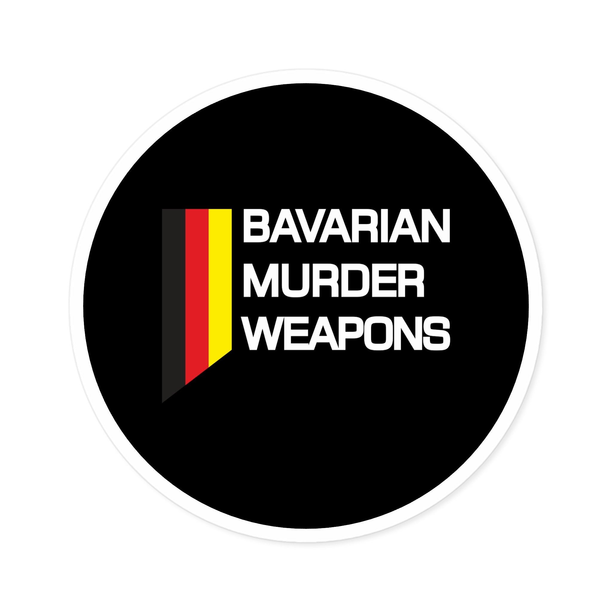 Round Sticker — Logo (Indoor/Outdoor)