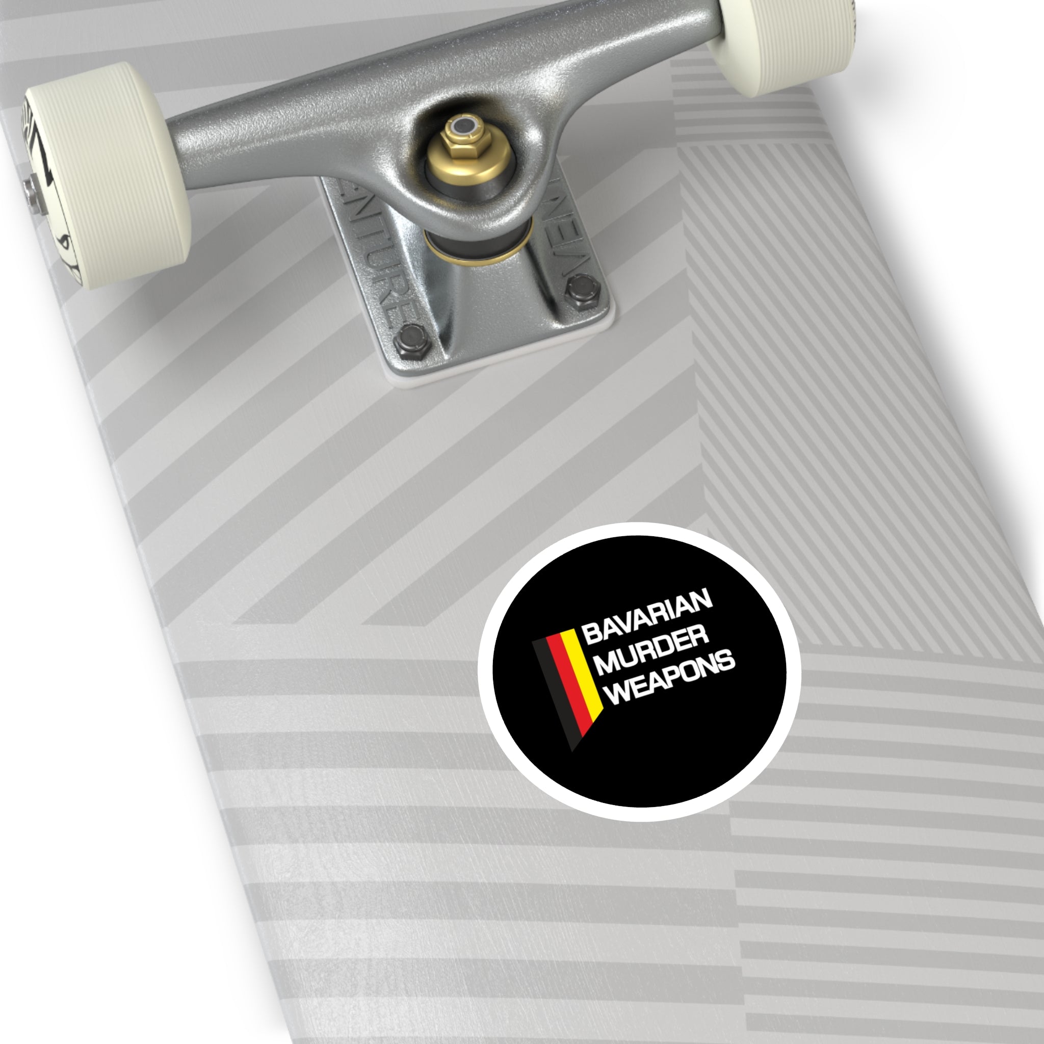 Round Sticker — Logo (Indoor/Outdoor)