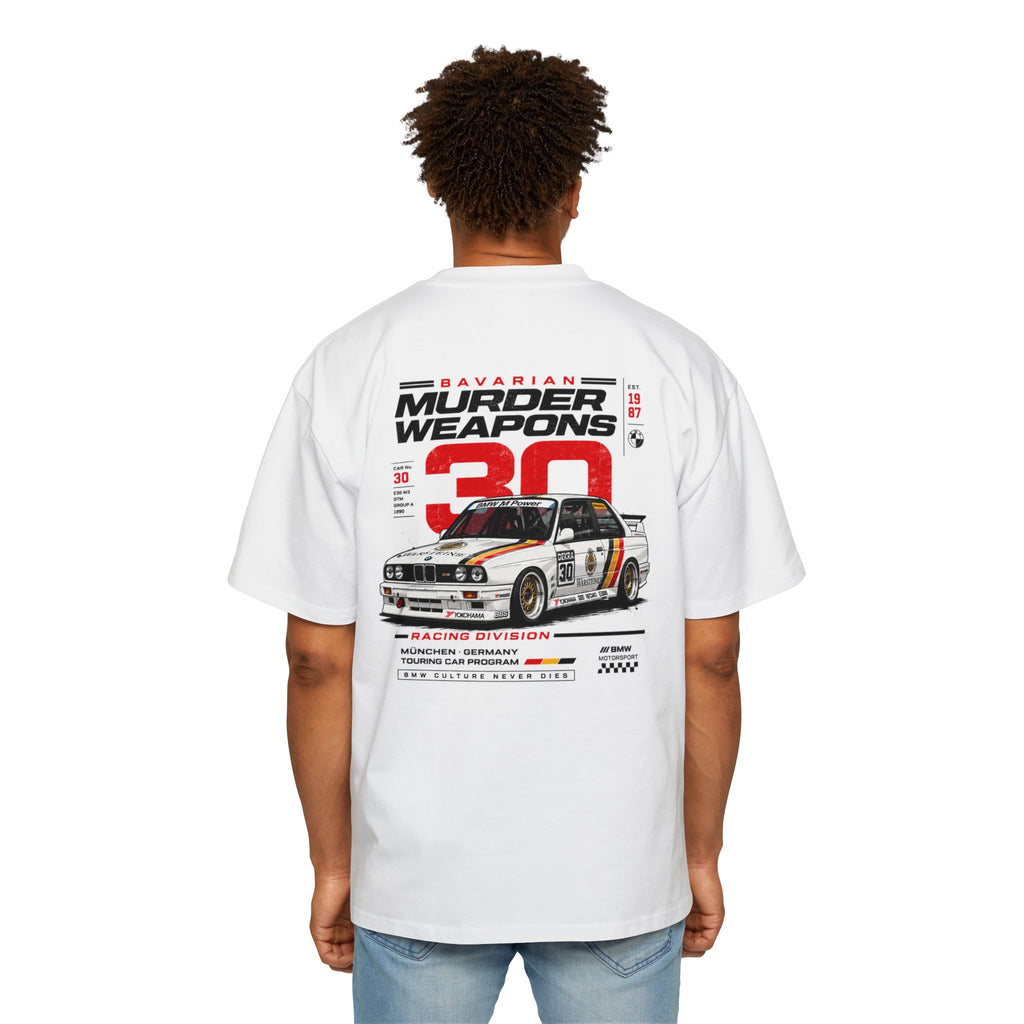 BMW Racing Division Tee — Vintage E30 Motorsport Car Graphic Shirt