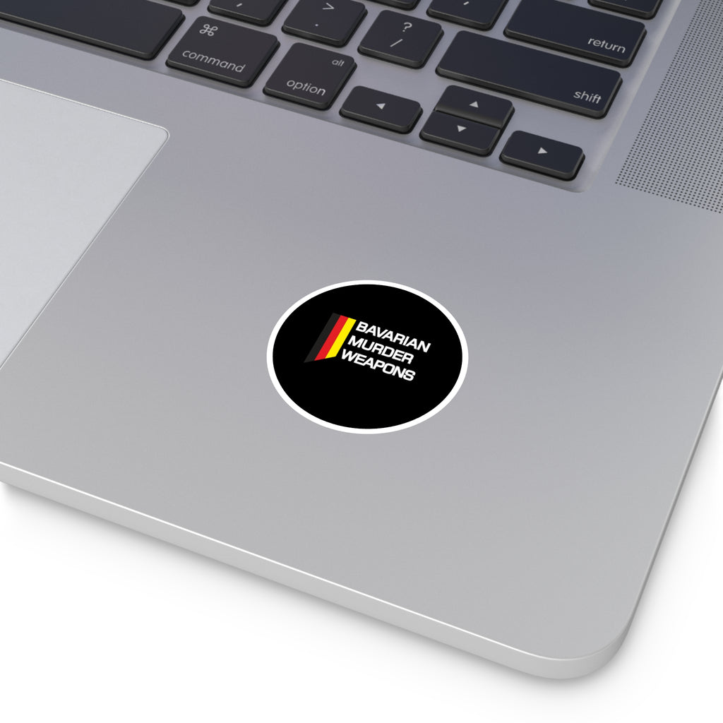 Round Sticker — Logo (Indoor/Outdoor)