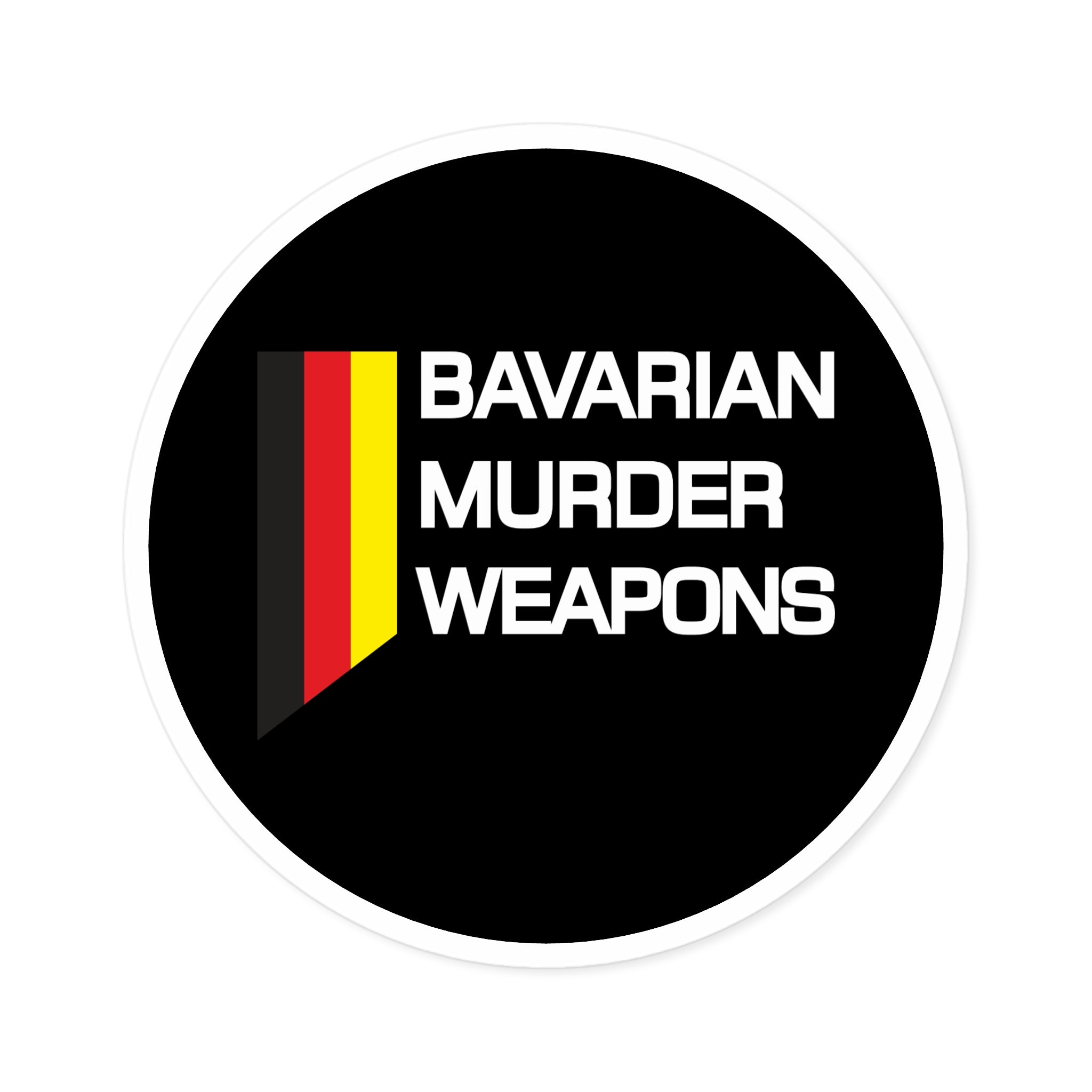 Round Sticker — Logo (Indoor/Outdoor)