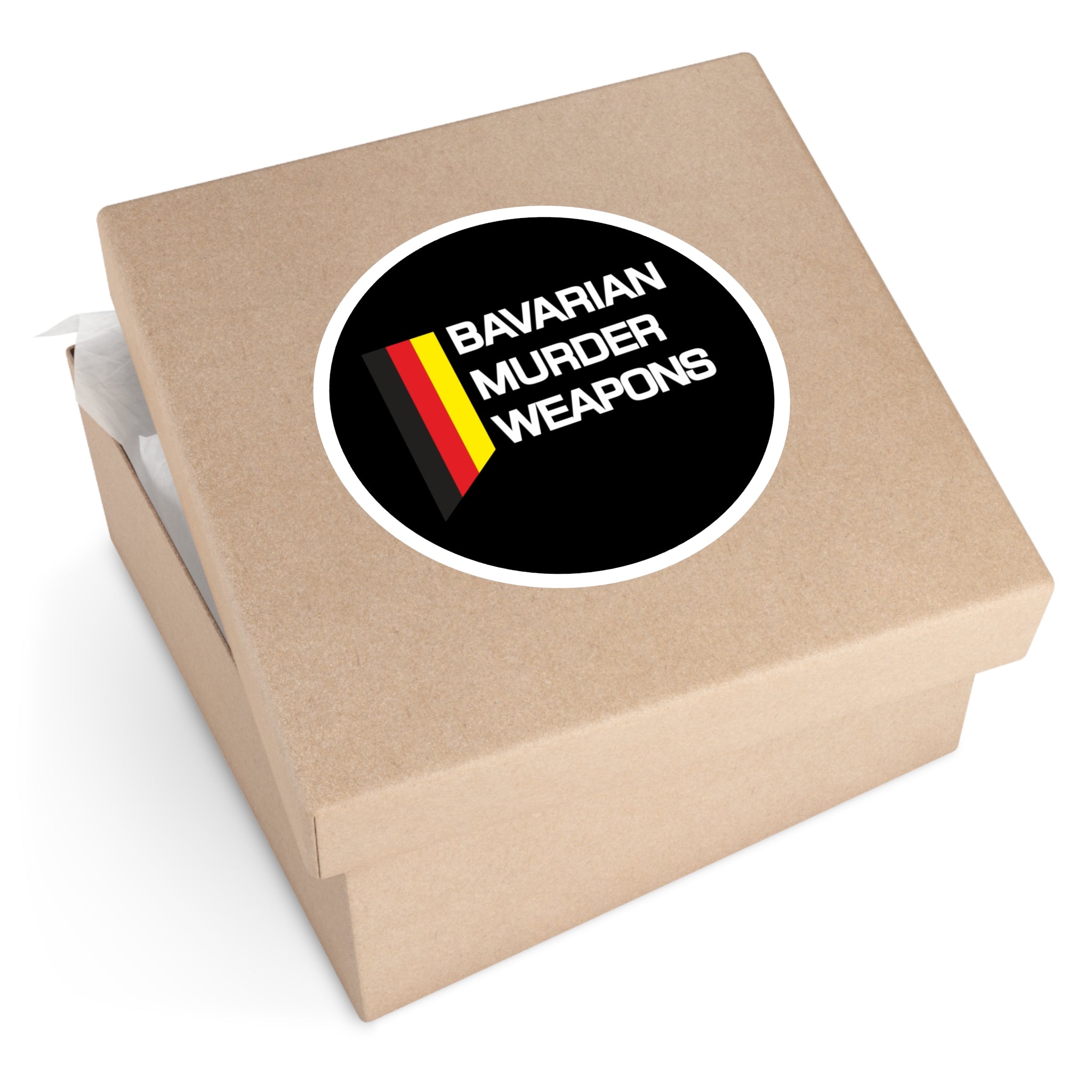 Round Sticker — Logo (Indoor/Outdoor)